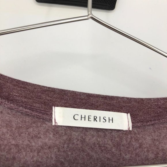 CHERISH Oversized, Tunic Pullover Sweater with Elbow Patches & Pockets S - Picture 3 of 16